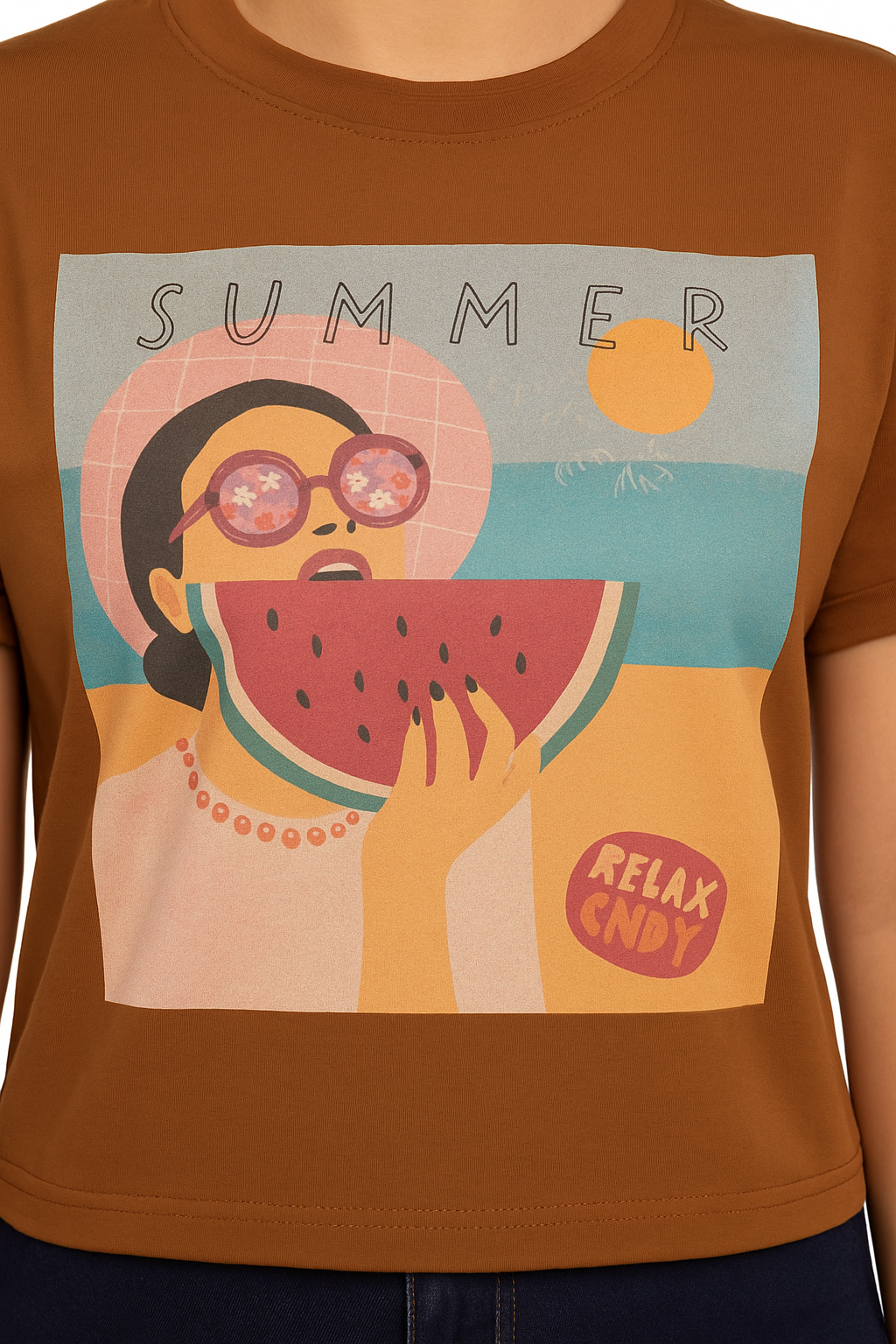 Camiseta silueta mujer