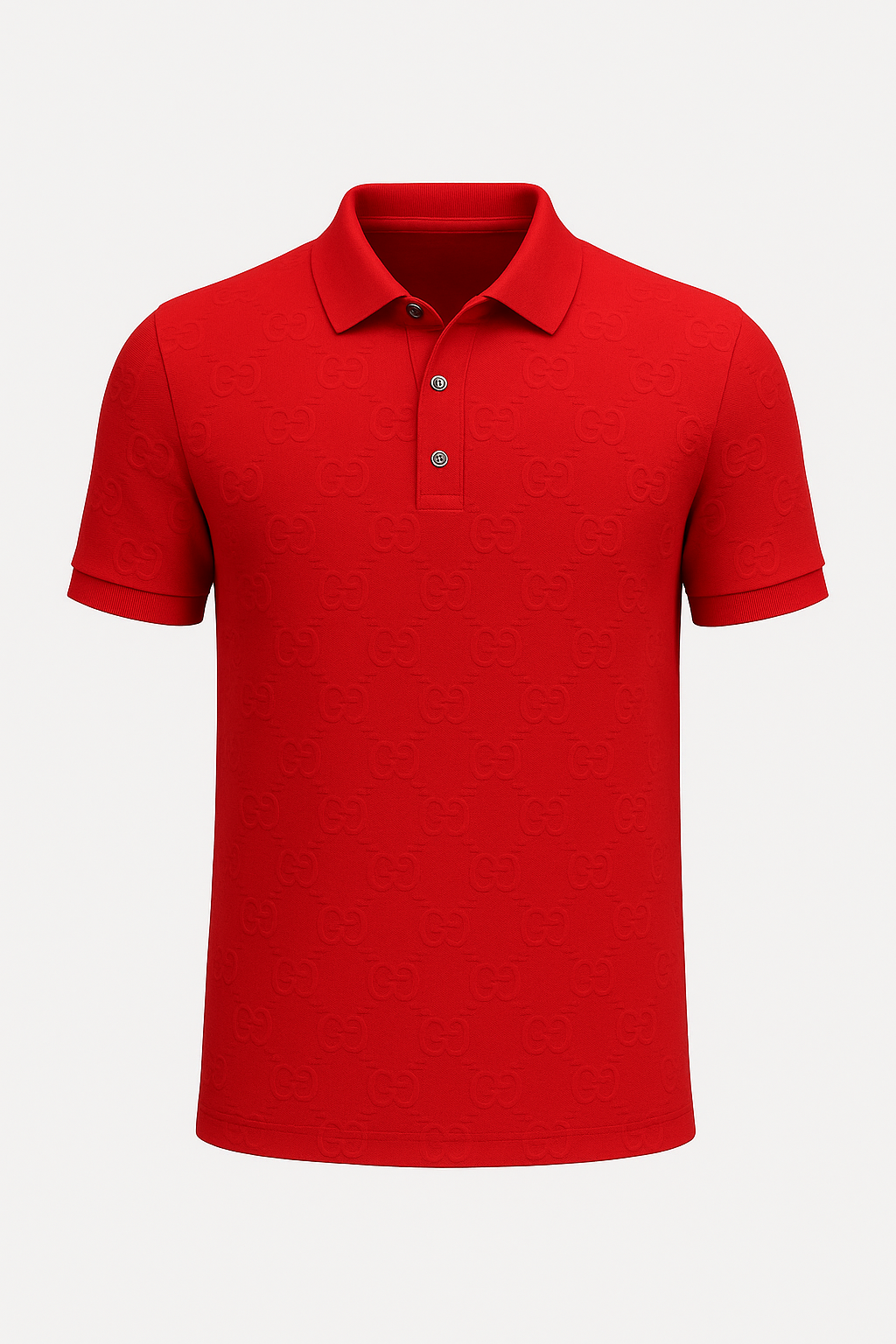 Camiseta tipo polo unicolor