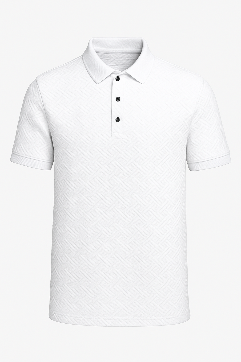 Camiseta tipo polo unicolor