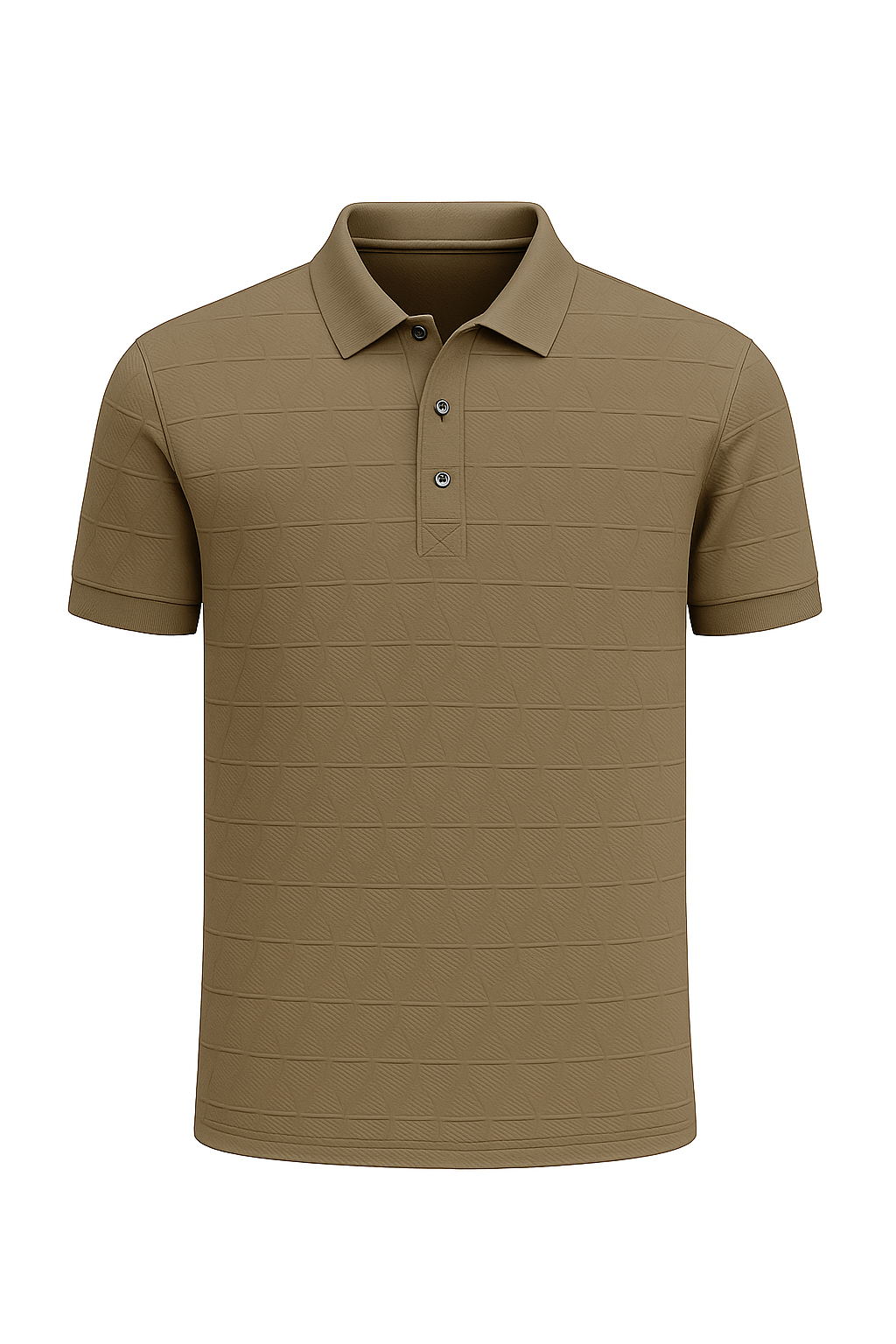 Camiseta tipo polo unicolor