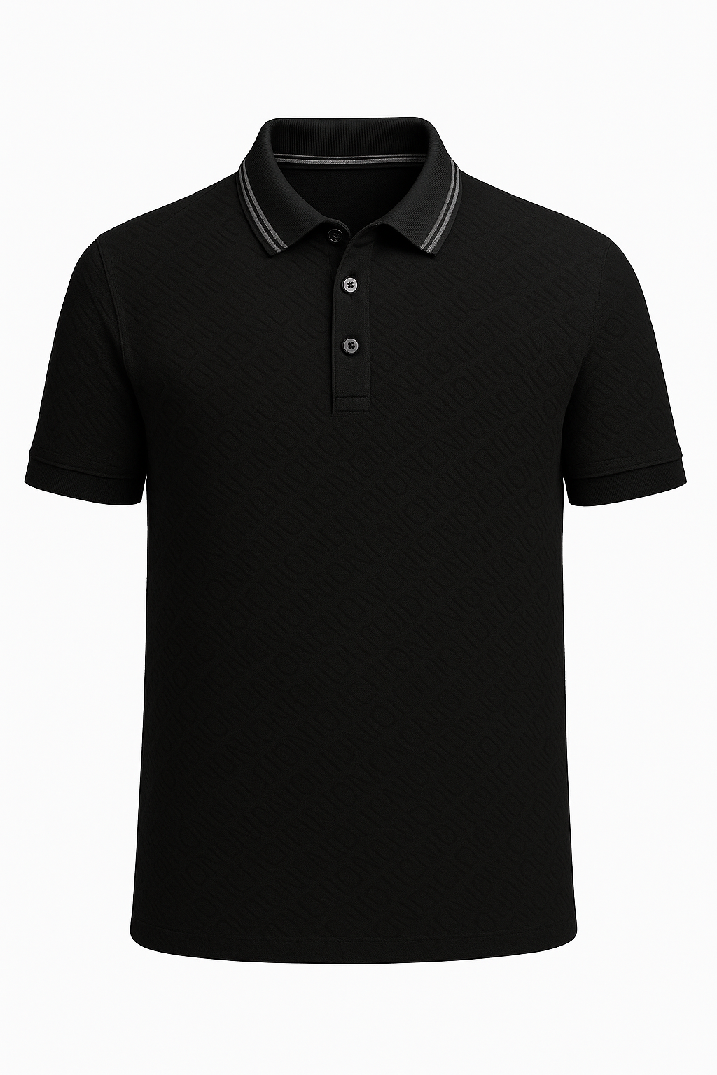 Camiseta tipo polo unicolor