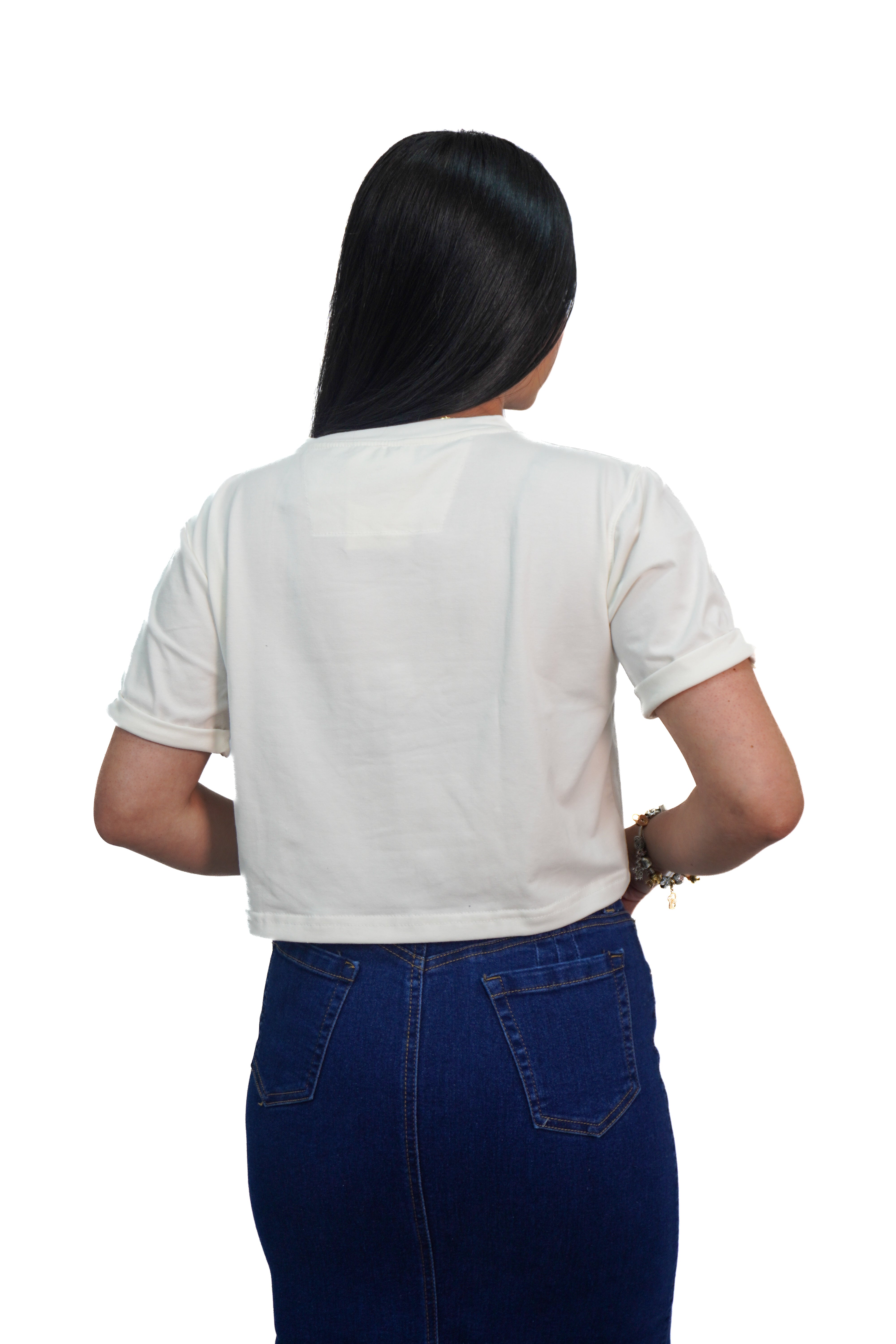 Camiseta estampado coquette manga corta