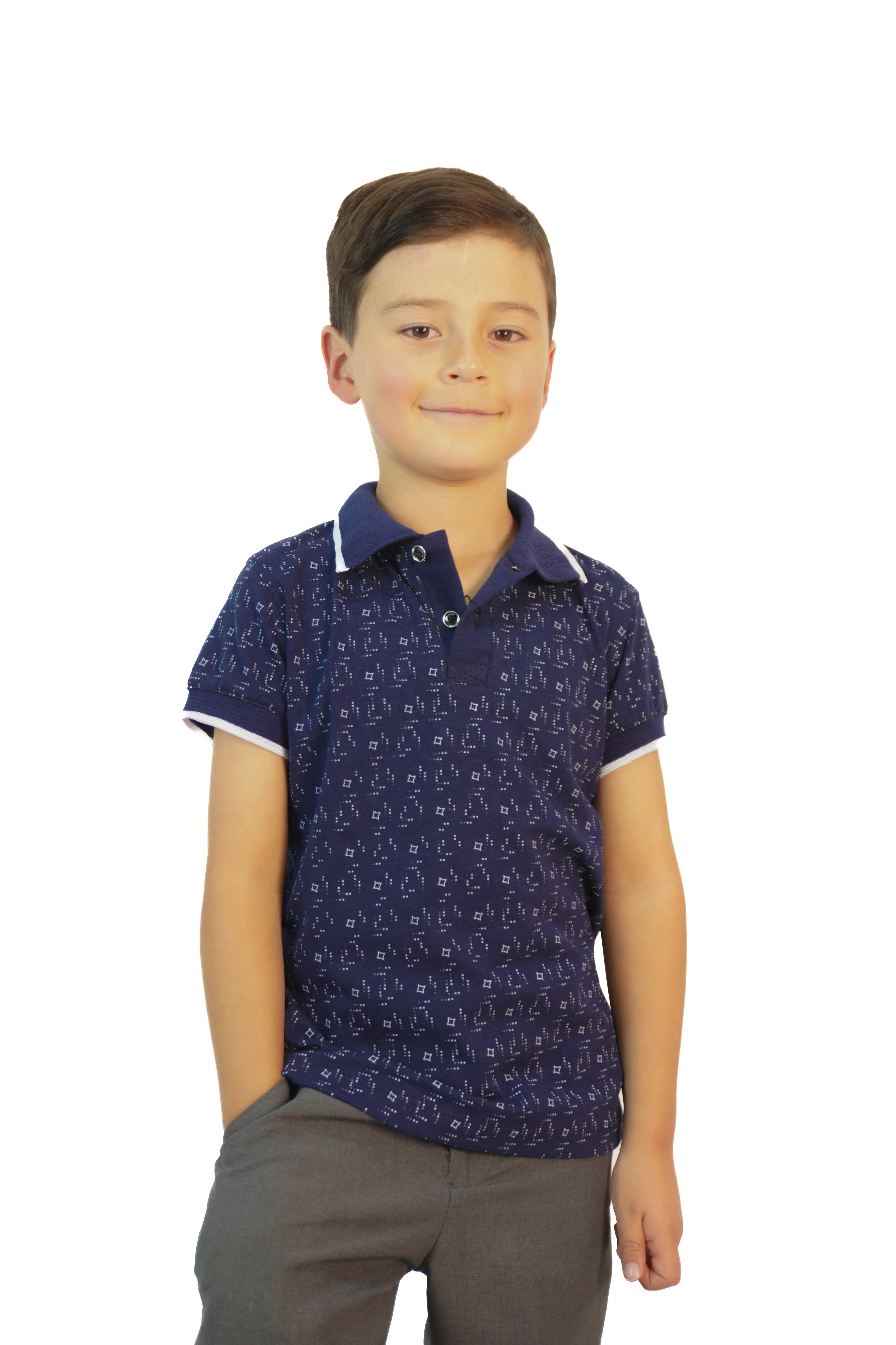 Camiseta tipo polo niño