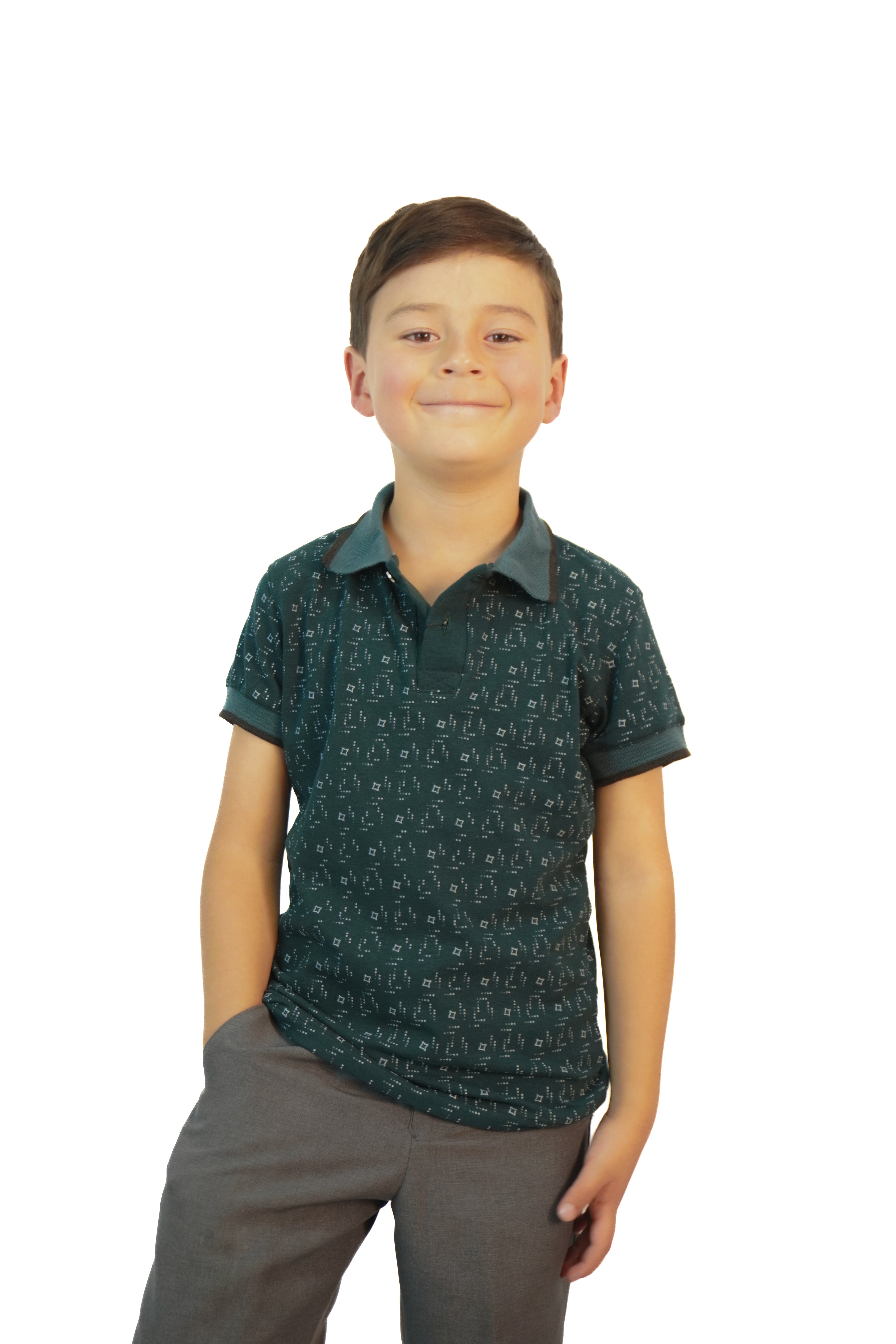 Camiseta tipo polo niño