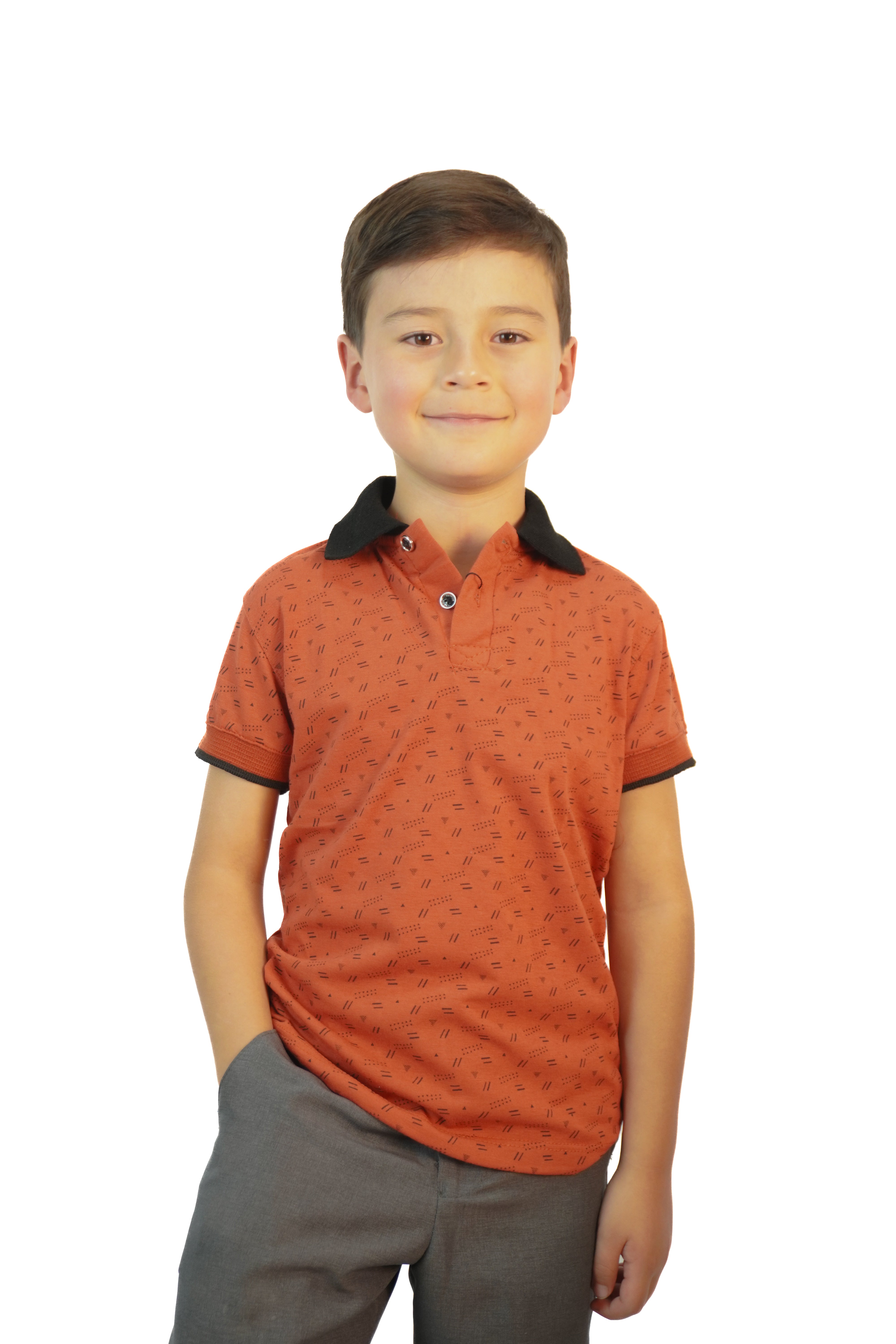 Camiseta tipo polo niño