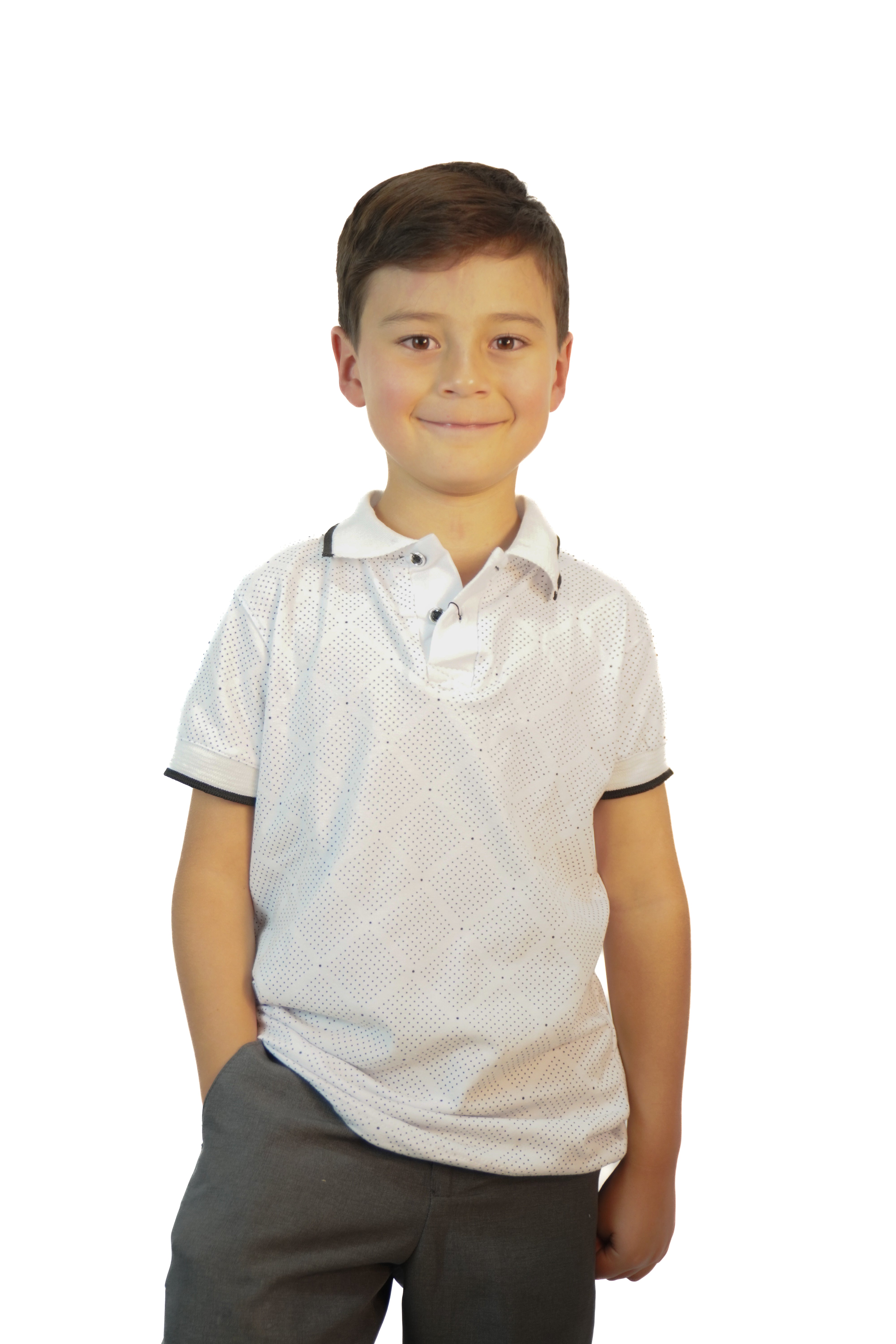 Camiseta tipo polo niño