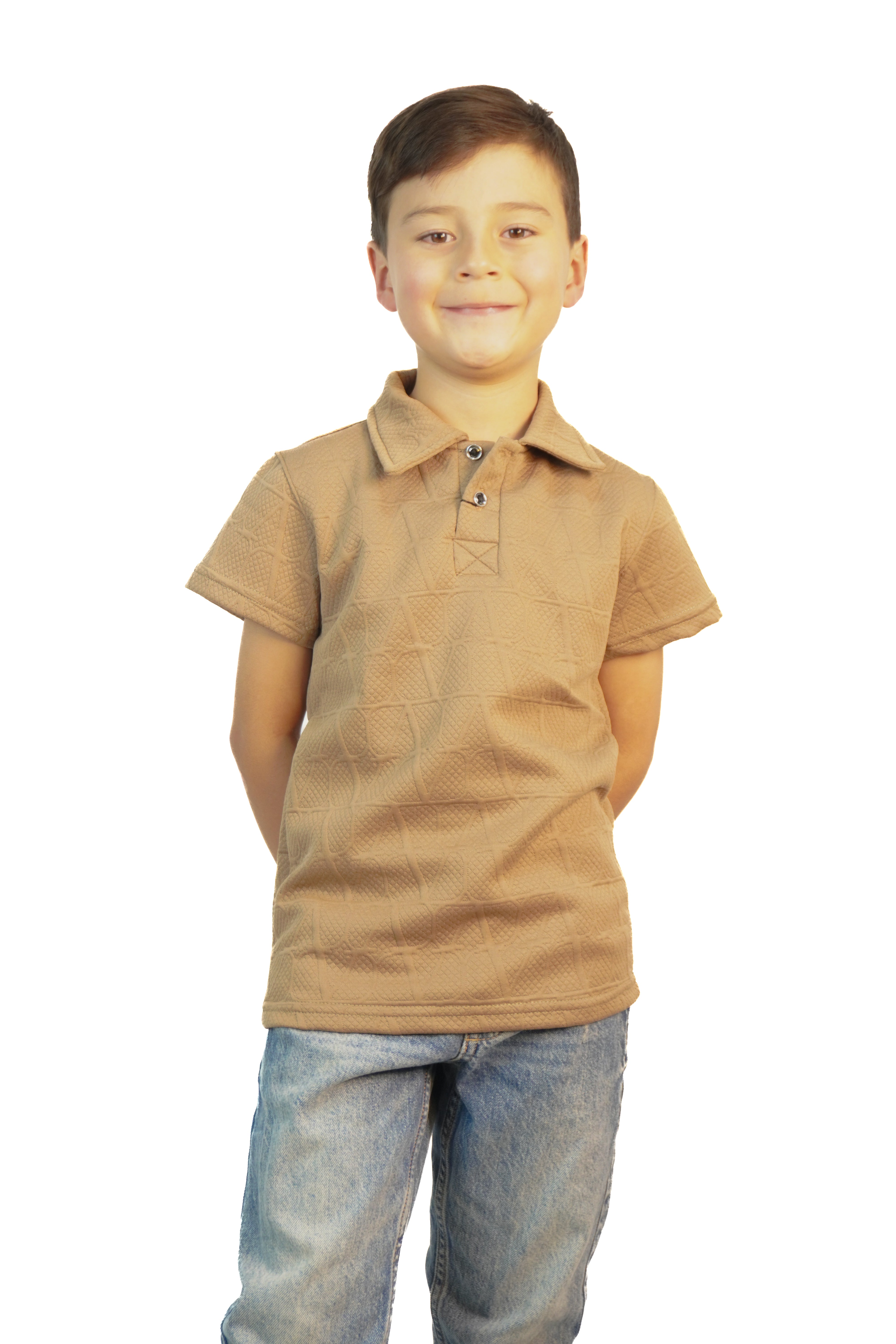 Camiseta tipo polo niño