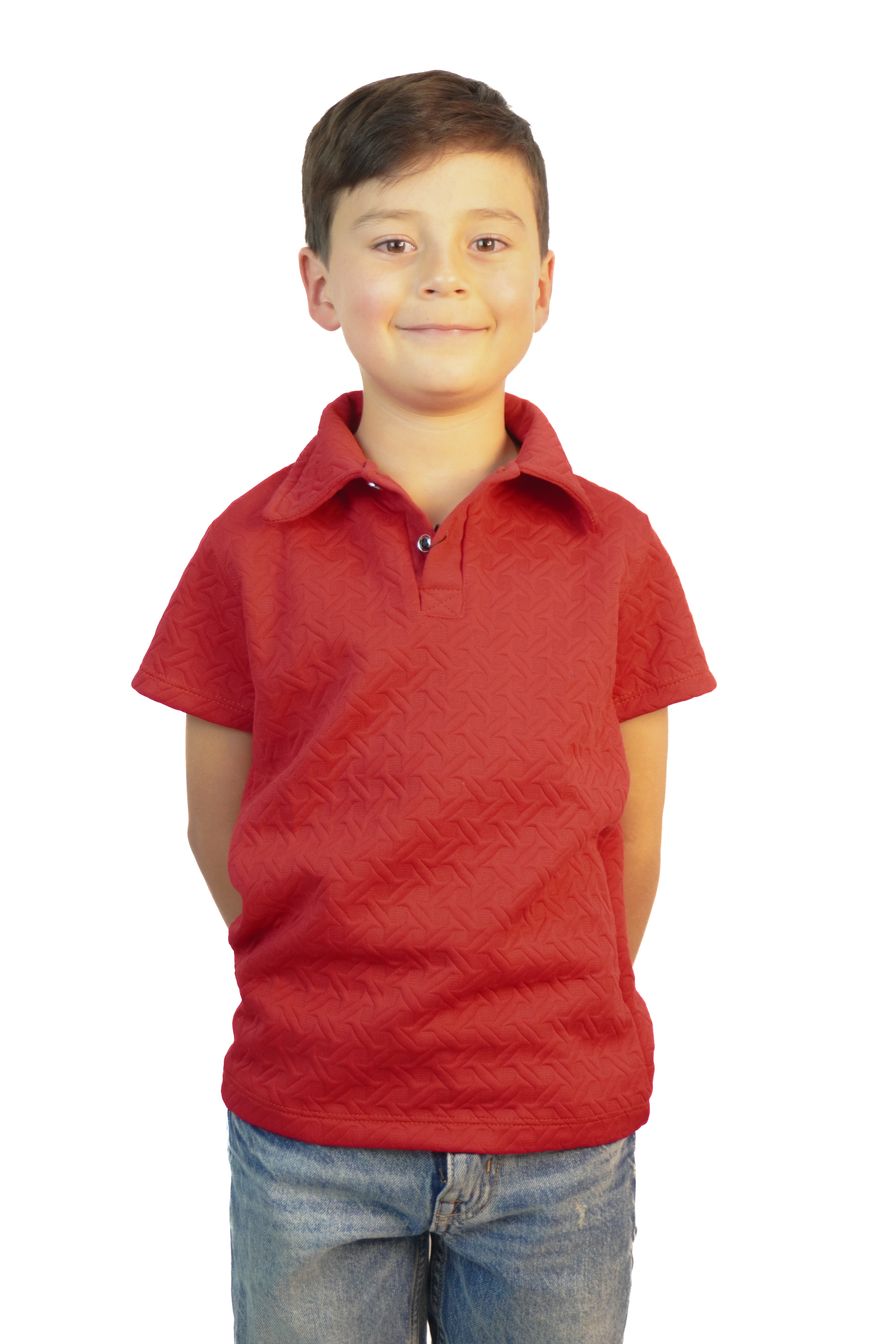 Camiseta tipo polo niño